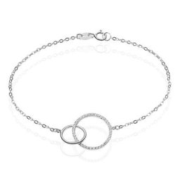 Bracelet Yalaz Argent Blanc Oxyde De Zirconium