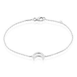 Bracelet Aisha Argent Blanc Oxyde De Zirconium