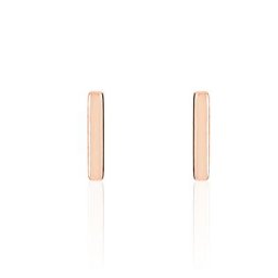 Boucles D'oreilles Puces Birati Argent Rose