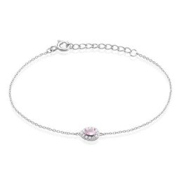 Bracelet Argent Tania Oxydes De Zirconium