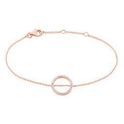 Bracelet Alysone Argent Rose Oxyde De Zirconium