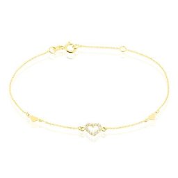 Bracelet Oleanne Or Jaune Oxyde De Zirconium