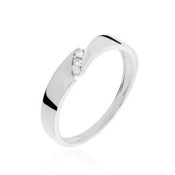 Bague Daphne Or Blanc Diamant
