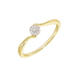 Bague Or Jaune Cerisette Diamant