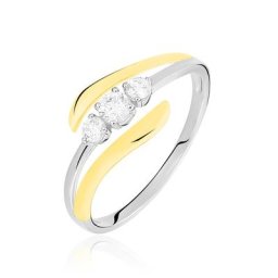 Bague Mayline Or Bicolore Diamant