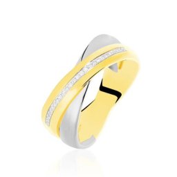 Bague Andrette Or Bicolore Diamant