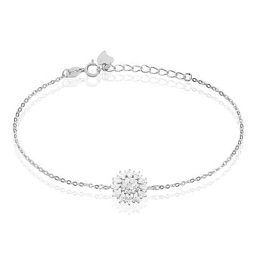Bracelet Hyelana Argent Blanc Oxyde De Zirconium