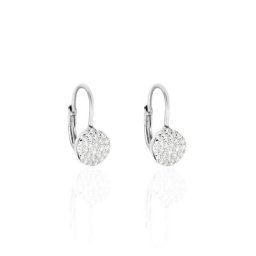 Boucles D'oreilles Pendantes Fantine Argent Blanc Oxyde De Zirconium