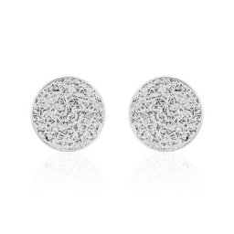 Boucles D'oreilles Puces Blanka Argent Blanc