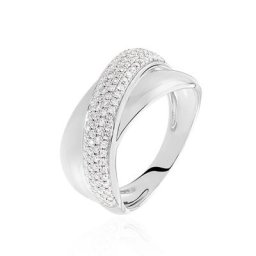 Bague Annoncia Or Blanc Diamant