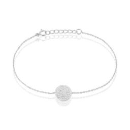 Bracelet Angeles Argent Blanc Oxyde De Zirconium