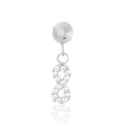 Charms Hilde Or Blanc Oxyde De Zirconium