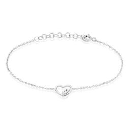 Bracelet Argent Shelan Oxydes De Zirconium