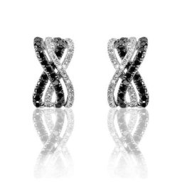 Boucles D'oreilles Puces Julianne Or Blanc Diamant