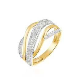 Bague Nila Or Jaune Diamant