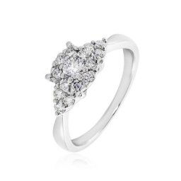 Bague Cierra Platine Blanc Diamant