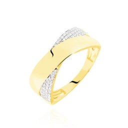 Bague Sakura Or Bicolore Diamant