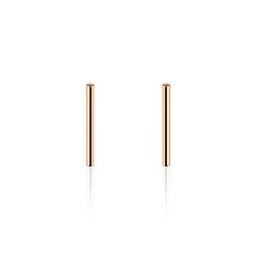 Boucles D'oreilles Puces Pink Or Rose