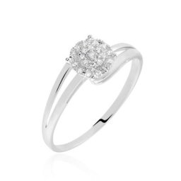 Bague Or Blanc Rosalane Diamants