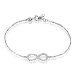 Bracelet Gwenaella Argent Blanc Oxyde De Zirconium