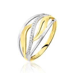Bague Volcania Or Bicolore Diamant