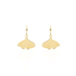Boucles D'oreilles Pendantes Brita Plaqué Or Jaune