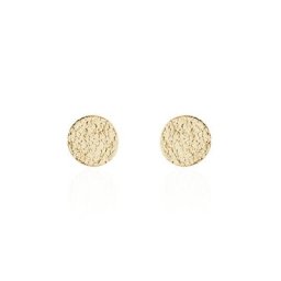 Boucles D'oreilles Puces Blanka Plaqué Or Jaune