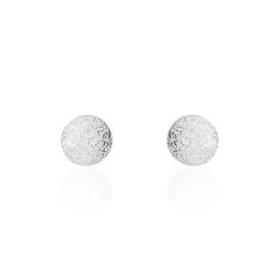 Boucles D'oreilles Puces Ayana Argent Blanc