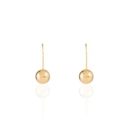 Boucles D'oreilles Pendantes Nohraae Plaqué Or Jaune