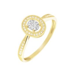 Bague Manora Or Jaune Diamant