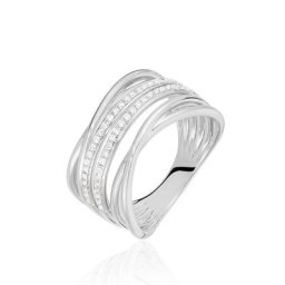 Bague Giseleae Or Blanc Diamant