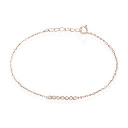 Bracelet Aryles Argent Rose Oxyde De Zirconium
