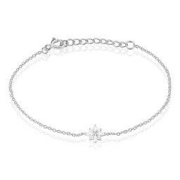 Bracelet Eclat Argent Blanc Oxyde De Zirconium
