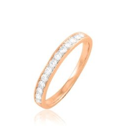 Alliance Juliette Or Rose Diamant