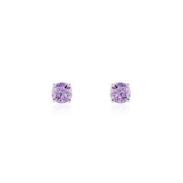 Boucles D'oreilles Puces Argent Blanc Dwight Oxydes De Zirconium