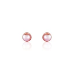Boucles D'oreilles Puces Ursulina Or Jaune Perle De Culture