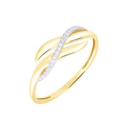 Bague Ester Or Jaune Diamant
