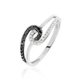 Bague Loriana Or Blanc Diamant