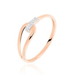Bague Cyranna Or Rose Diamant
