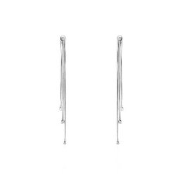 Boucles D'oreilles Pendantes Giorgia Argent Blanc