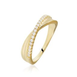 Bague Lia Plaqué Or Jaune Oxyde De Zirconium