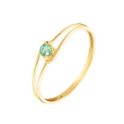 Bague Alisha Or Jaune Emeraude
