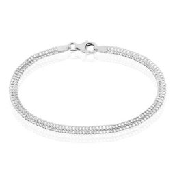 Bracelet Anne-sylvieae Argent Blanc