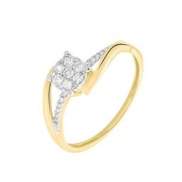 Bague Petunia Or Jaune Diamant