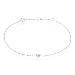 Bracelet Adula Or Blanc Oxyde De Zirconium