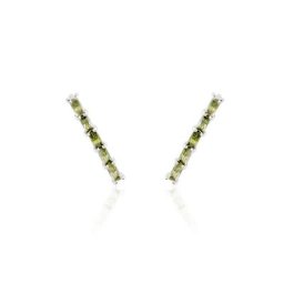 Bijoux D'oreilles Alexander Argent Blanc Oxyde De Zirconium