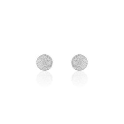 Boucles D'oreilles Puces Ayana Argent Blanc