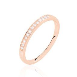Alliance Juliette Or Rose Diamant