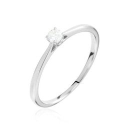 Solitaire Victoria Platine Blanc Diamant