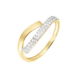 Bague Vero Or Jaune Oxyde De Zirconium
